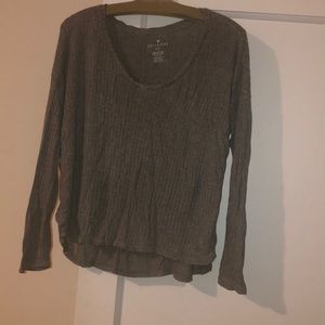 American eagle -grey long sleeve -size S